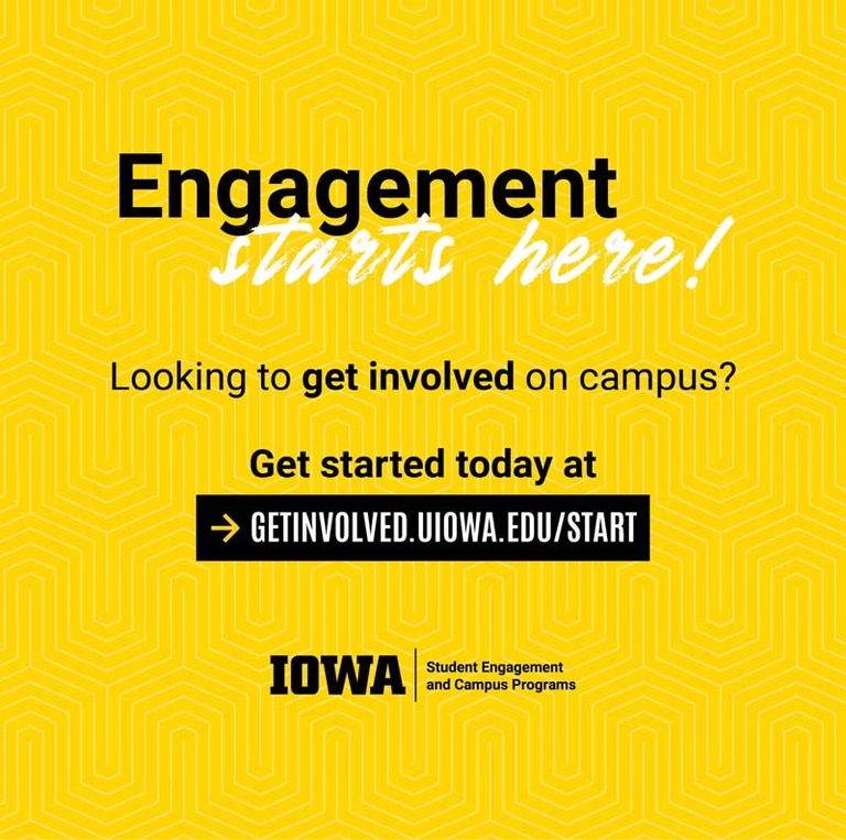 Engagement Starts Here flyer