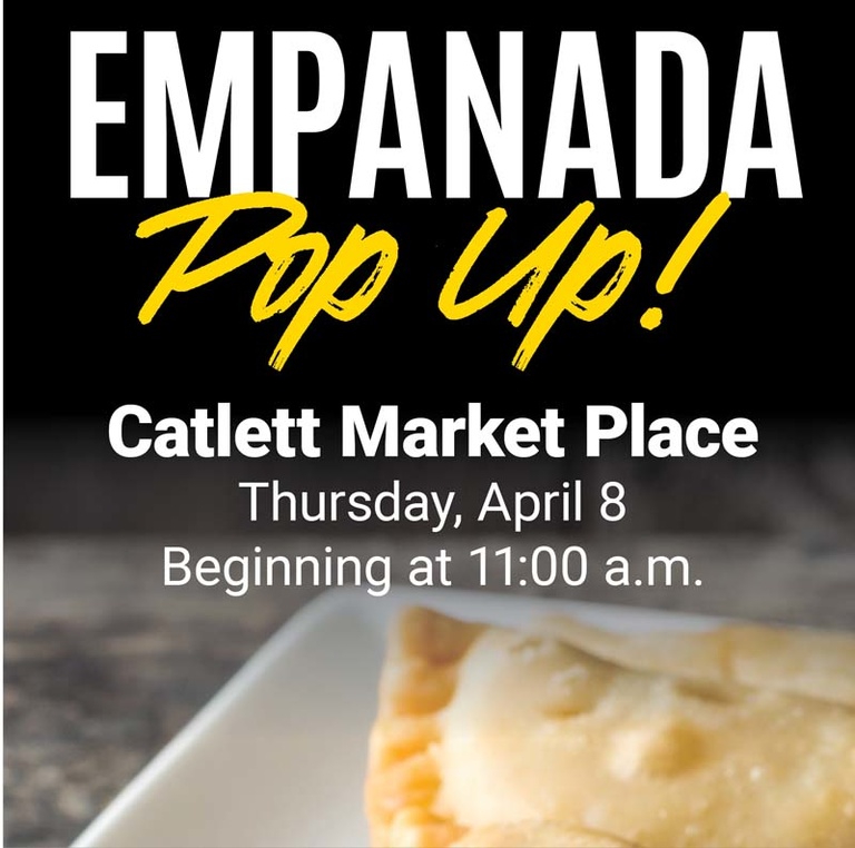 Empanada Pop Up Flyer